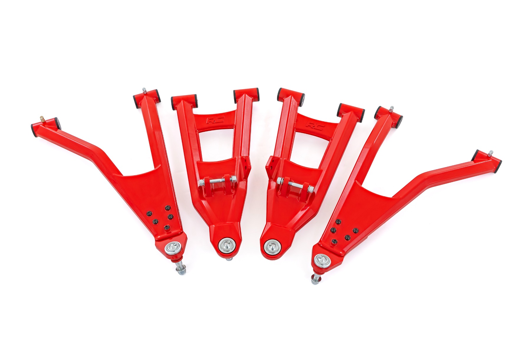 Rote Aluminium-Querlenker | 2" Vorwärtsversatz | Polaris Ranger XP 1000
