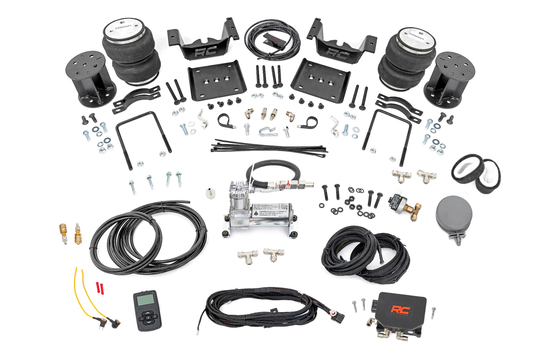 Luftfeder-Set mit Kompressor | Funkfernbedienung | 5-Zoll-Lift Kit | Chevy/GMC 1500 (07–18)