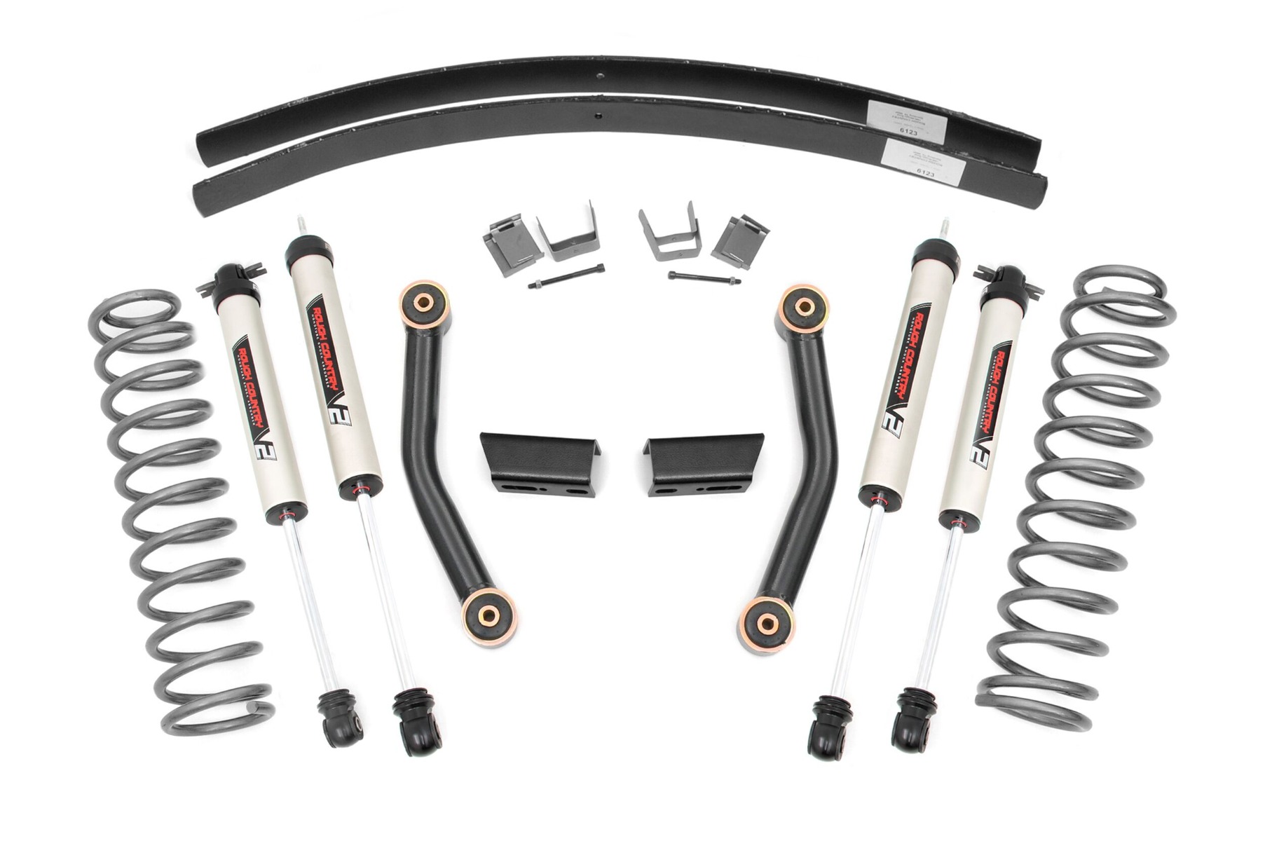 3-Zoll-Lift Kit | SII | RR AAL | V2-Stoßdämpfer | Jeep Cherokee XJ 2WD/4WD (84–01)