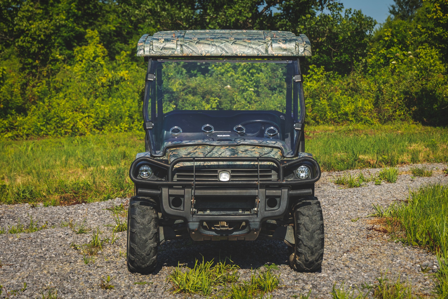 Vollverglaste Windschutzscheibe mit Belüftung | Kratzfest | John Deere Gator XUV 625/Gator XUV 850 — Bild 6