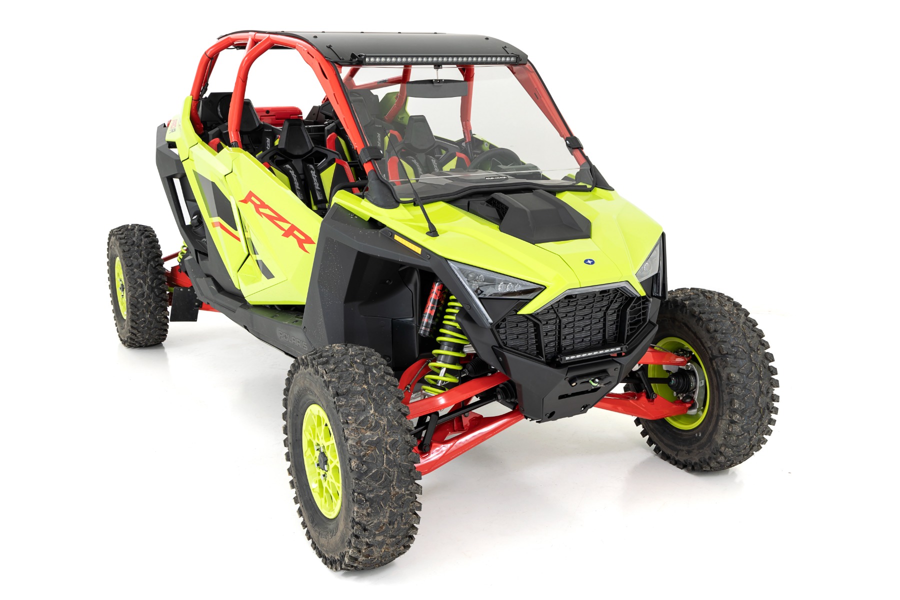LED-Leuchte | Seilwinde | Vorne | 10 Zoll Schwarz Slimline | Polaris RZR Pro R — Bild 6