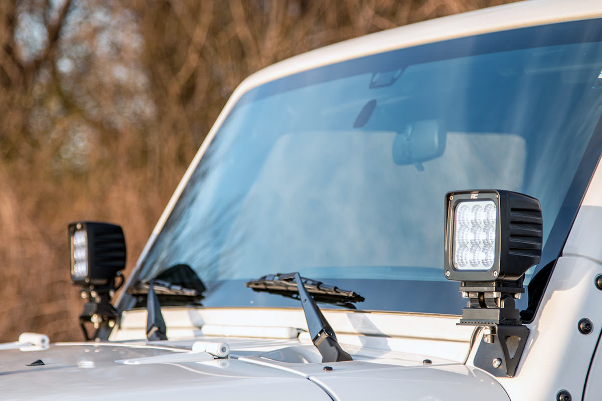 Lichtträger | Untere Windschutzscheibe | Jeep Wrangler JK/Wrangler Unlimited (07–18) — Bild 4